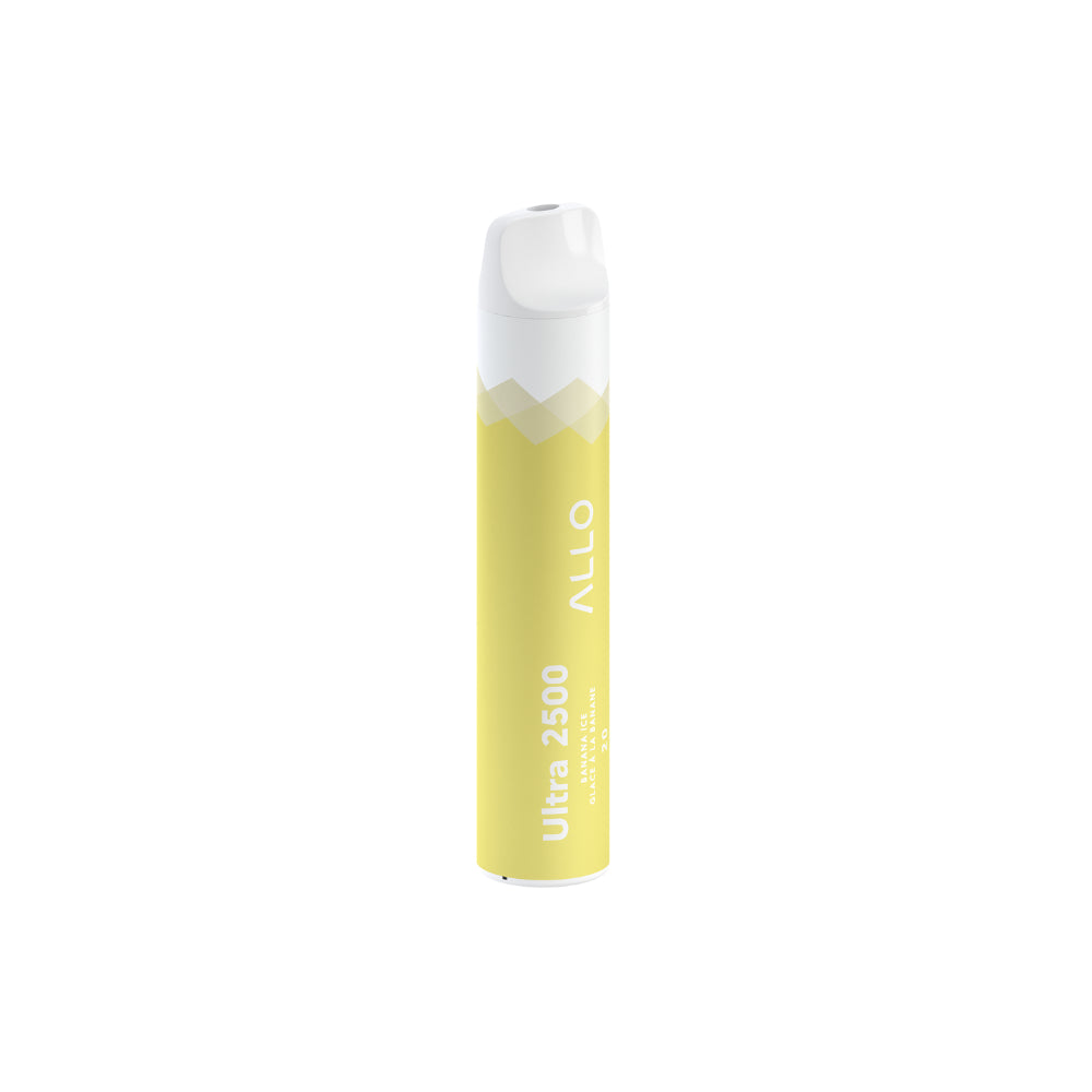 ALLO Ultra 2500 Banana Ice 8mL 2500 Puffs 20mg