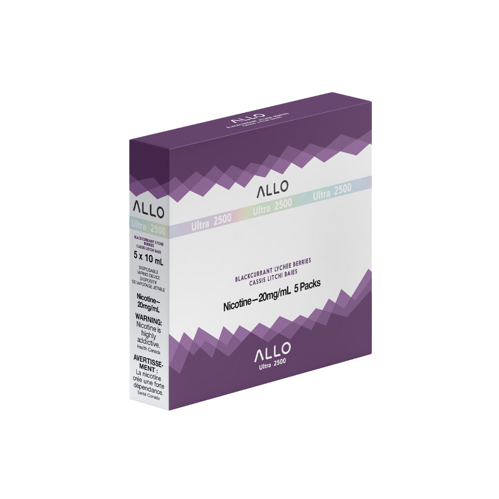 ALLO Ultra 2500 Blackcurrant Lychee Berries 8mL 2500 Puffs 20 mg