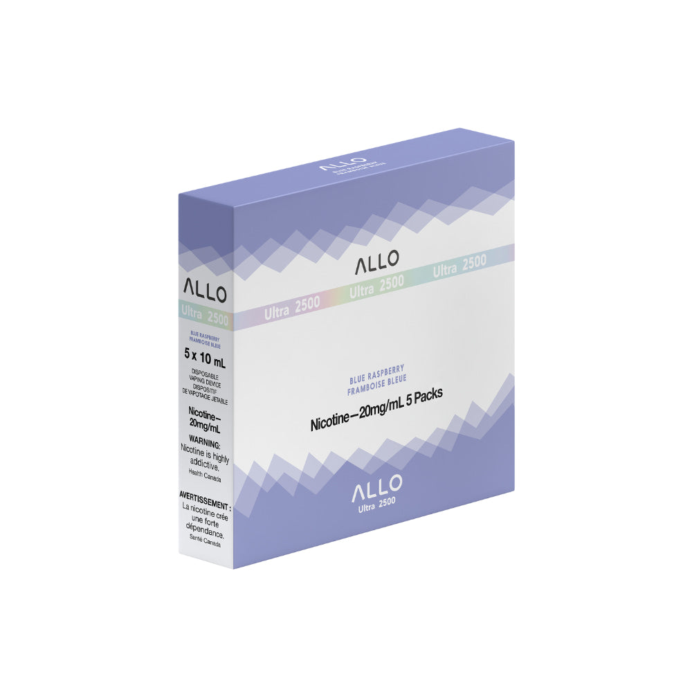 ALLO Ultra 2500 Blue Raspberry 10mL 2500 Puffs 20mg