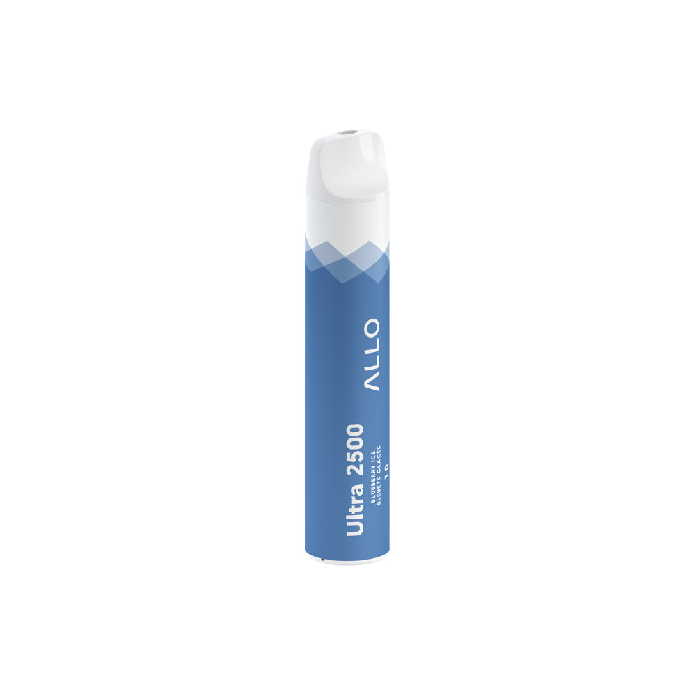 ALLO Ultra 2500 Blueberry Ice 10mL 2500 Puffs 10mg