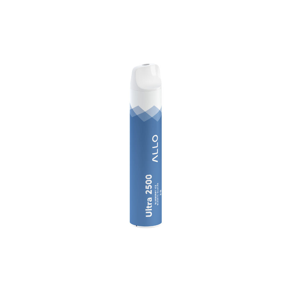 ALLO Ultra 2500 Blueberry Ice 10mL 2500 Puffs 20mg