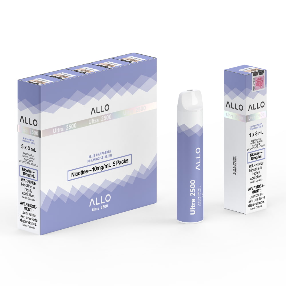 ALLO Ultra 2500 Blueberry Raspberry 8mL 2500 Puffs 10mg