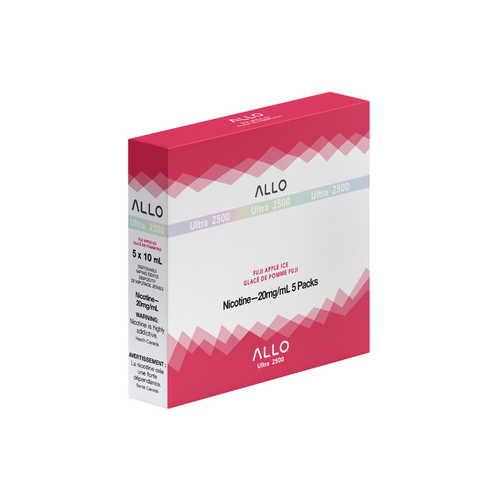 ALLO Ultra 2500 Fuji Apple Ice 10mL 2500 Puffs 20mg