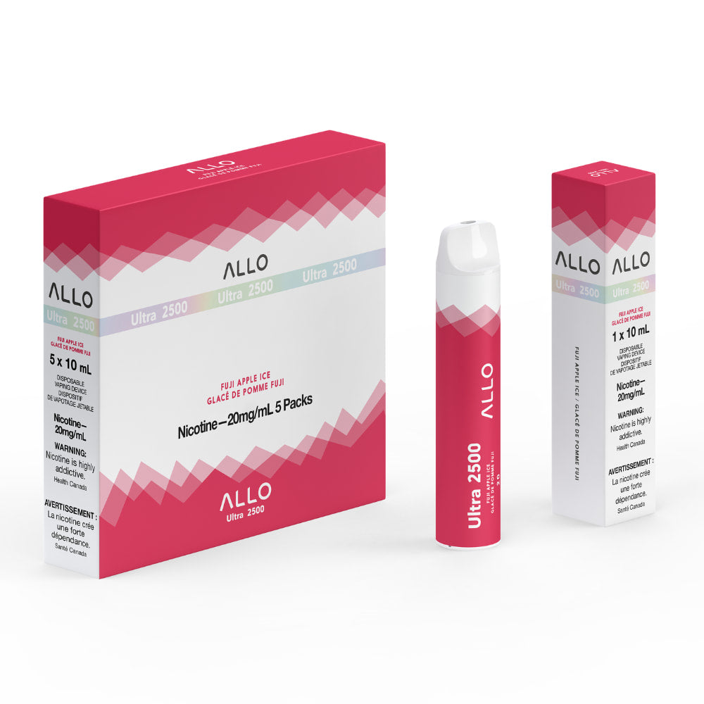 ALLO Ultra 2500 Fuji Apple Ice 10mL 2500 Puffs 20mg