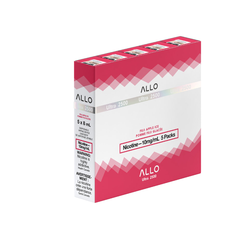 ALLO Ultra 2500 Fuji Apple Ice 8mL 2500 Puffs 10mg