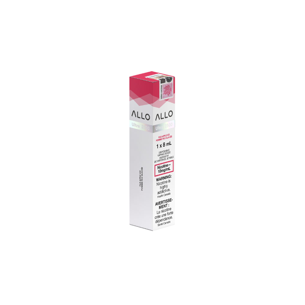 ALLO Ultra 2500 Fuji Apple Ice 8mL 2500 Puffs 10mg