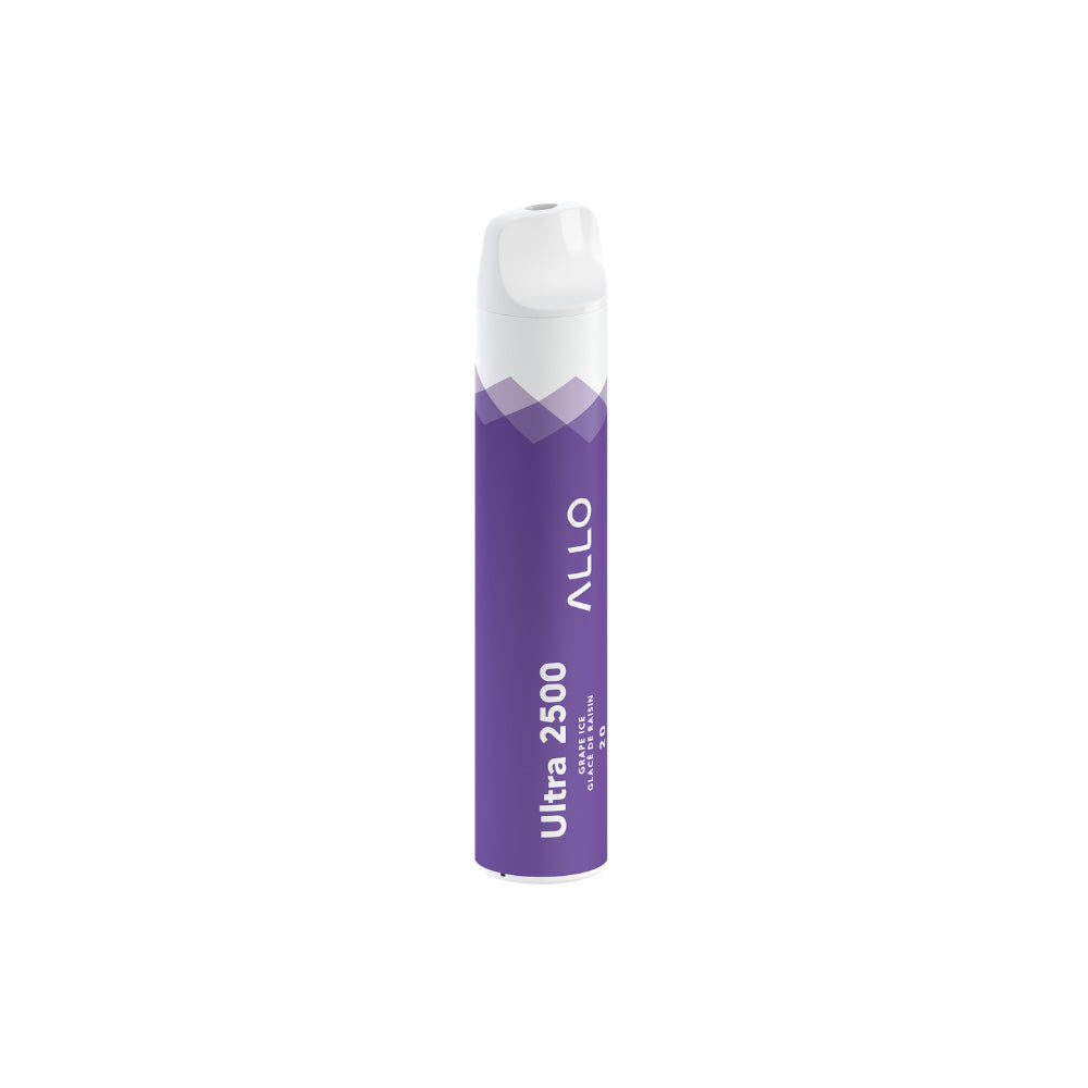 Allo Ultra 2500 Grape Ice 10mL 2500 Puffs 20mg