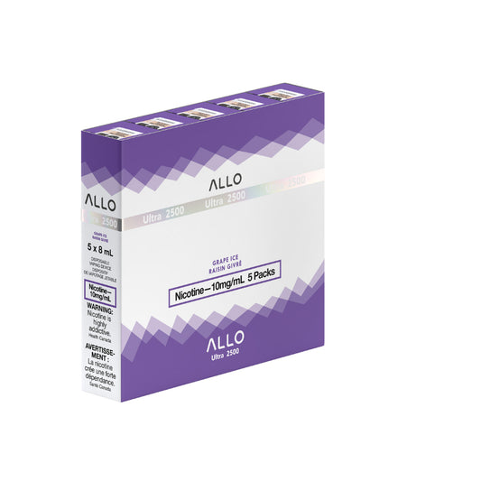 ALLO Ultra 2500 Grape Ice 8mL 2500 Puffs 10mg