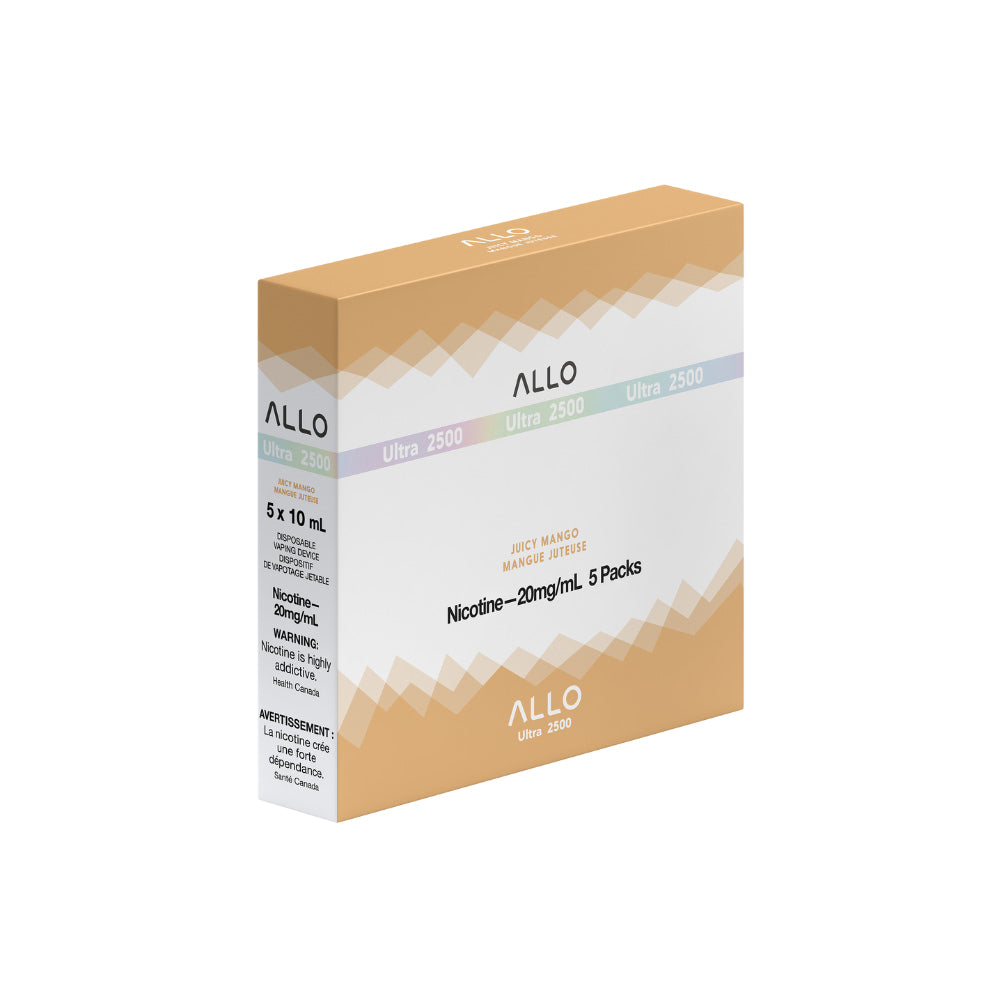 ALLO Ultra 2500 Juicy Mango 10mL 2500 Puffs 20mg