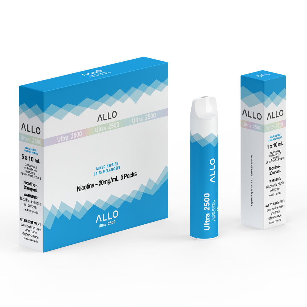 ALLO Ultra 2500 Mixed Berries 10mL 20mg 2500 Puffs