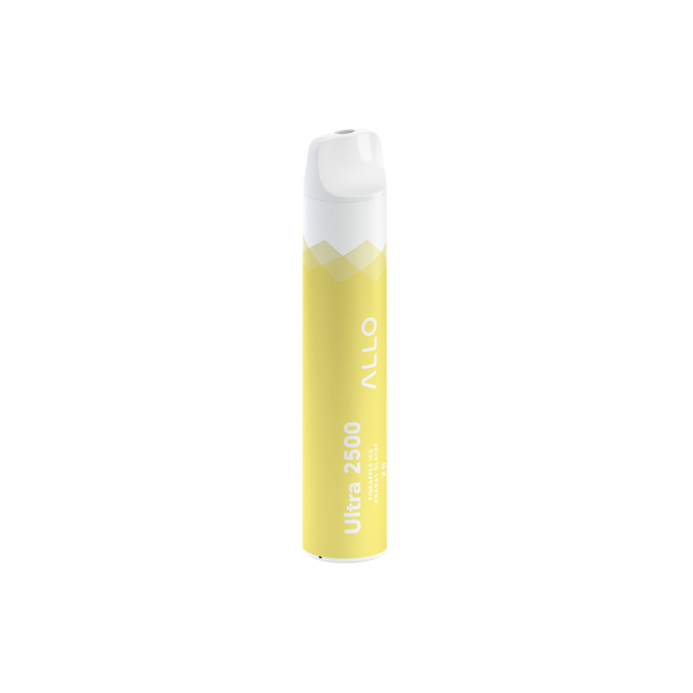 ALLO Ultra 2500 Pineapple Ice 10mL 2500 Puffs 20mg