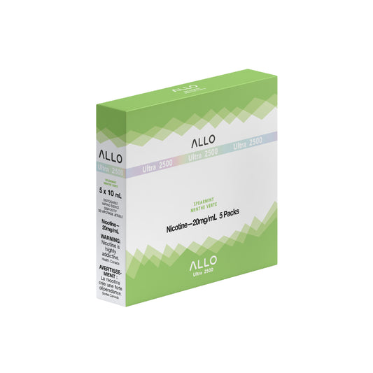 ALLO Ultra 2500 Spearmint 8mL 2500 Puffs 20mg