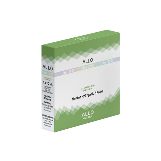 ALLO Ultra 2500 Strawberry Kiwi 10mL 2500 Puffs 20mg