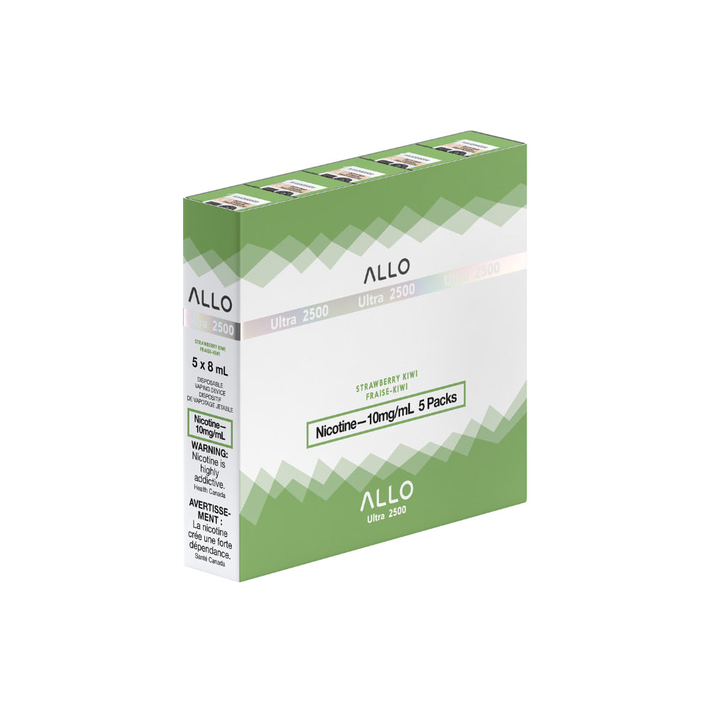 ALLO Ultra 2500 Strawberry Kiwi 8mL 2500 Puffs 10mg