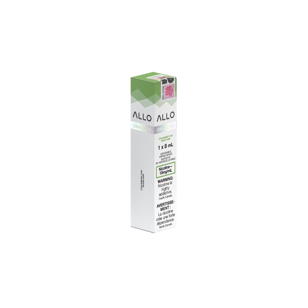 ALLO Ultra 2500 Strawberry Kiwi 8mL 2500 Puffs 10mg