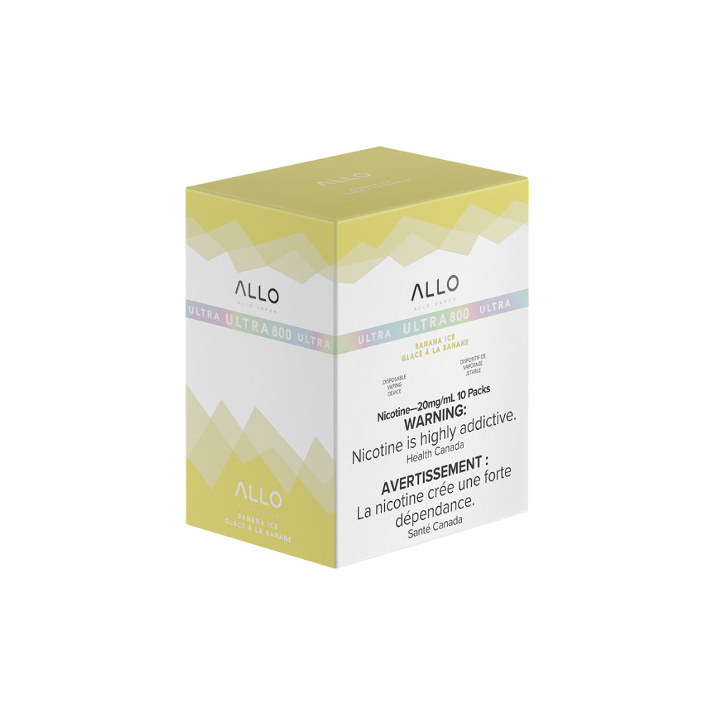 ALLO Ultra 800 Banana Ice 3.8mL 800 Puffs 20mg