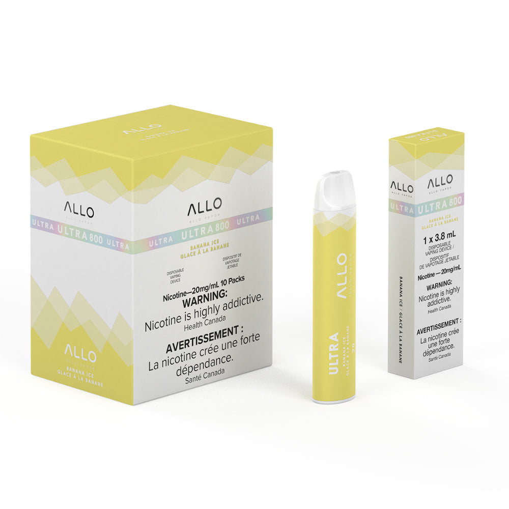 ALLO Ultra 800 Banana Ice 3.8mL 800 Puffs 20mg