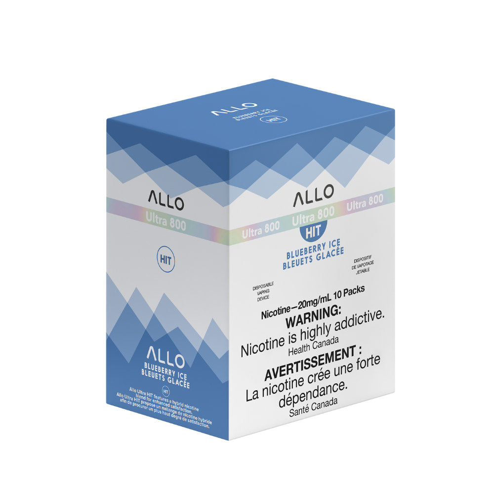 ALLO Ultra 800 Blueberry Ice 3.8mL 800 Puffs 20mg