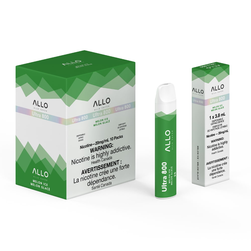 ALLO Ultra 800 Melon Ice 3.8mL 800 Puffs 20mg