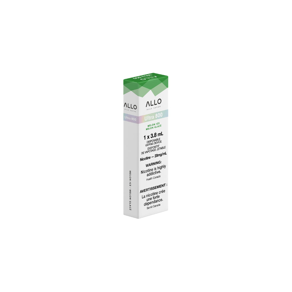 ALLO Ultra 800 Melon Ice 3.8mL 800 Puffs 20mg