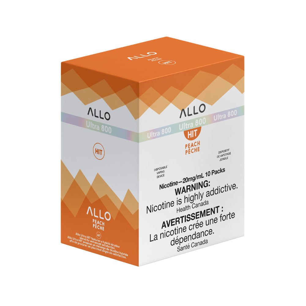 ALLO Ultra 800 Peach 3.8mL 800 Puffs 20 mg