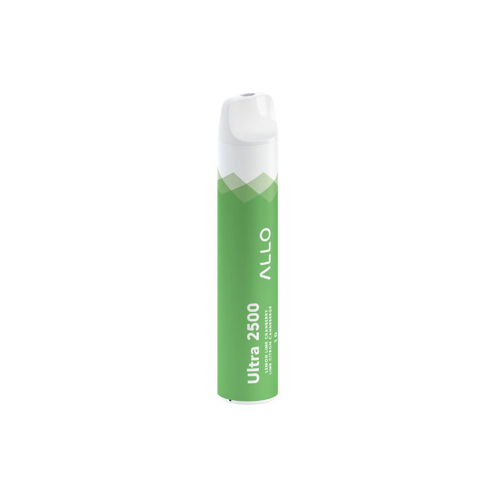 ALLO Ultra Lemon Lime Cranberry 8mL 2500 Puffs 10 mg