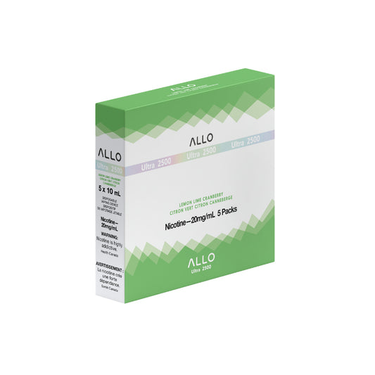 ALLO Ultra Lemon Lime Cranberry 8mL 2500 Puffs 20 mg