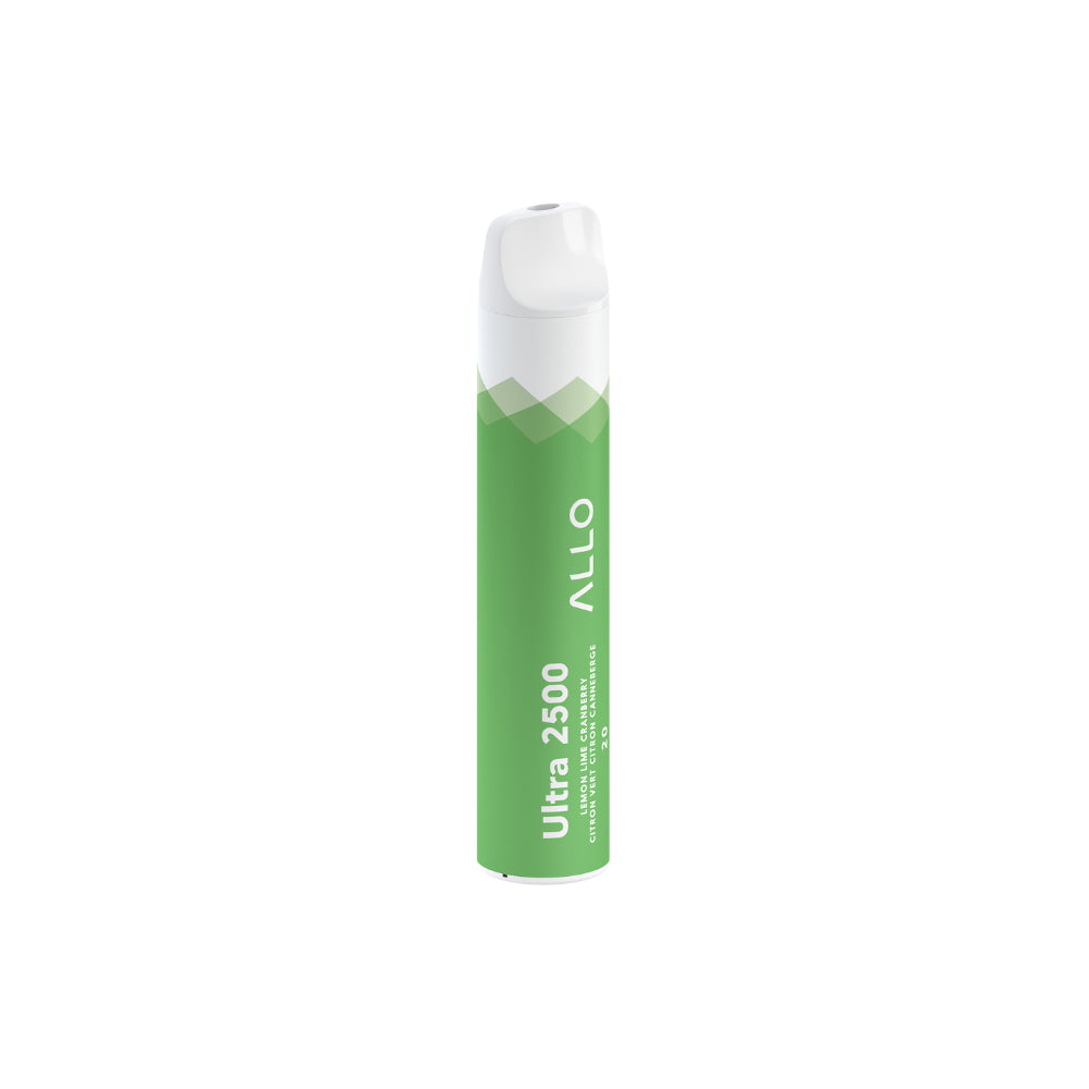 ALLO Ultra Lemon Lime Cranberry 8mL 2500 Puffs 20 mg