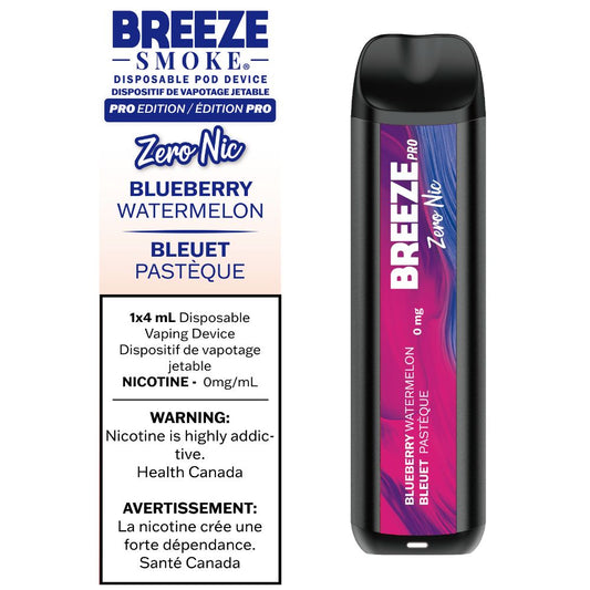 Breeze Pro S50 Zero Nic - Blueberry Watermelon