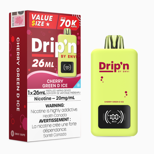 Drip'n By Envi  70k - Cherry Green D Ice