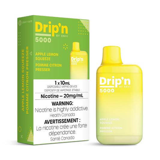 Drip'n By Envi Apple Lemon Squeeze 10mL 5000 Puffs 20 mg