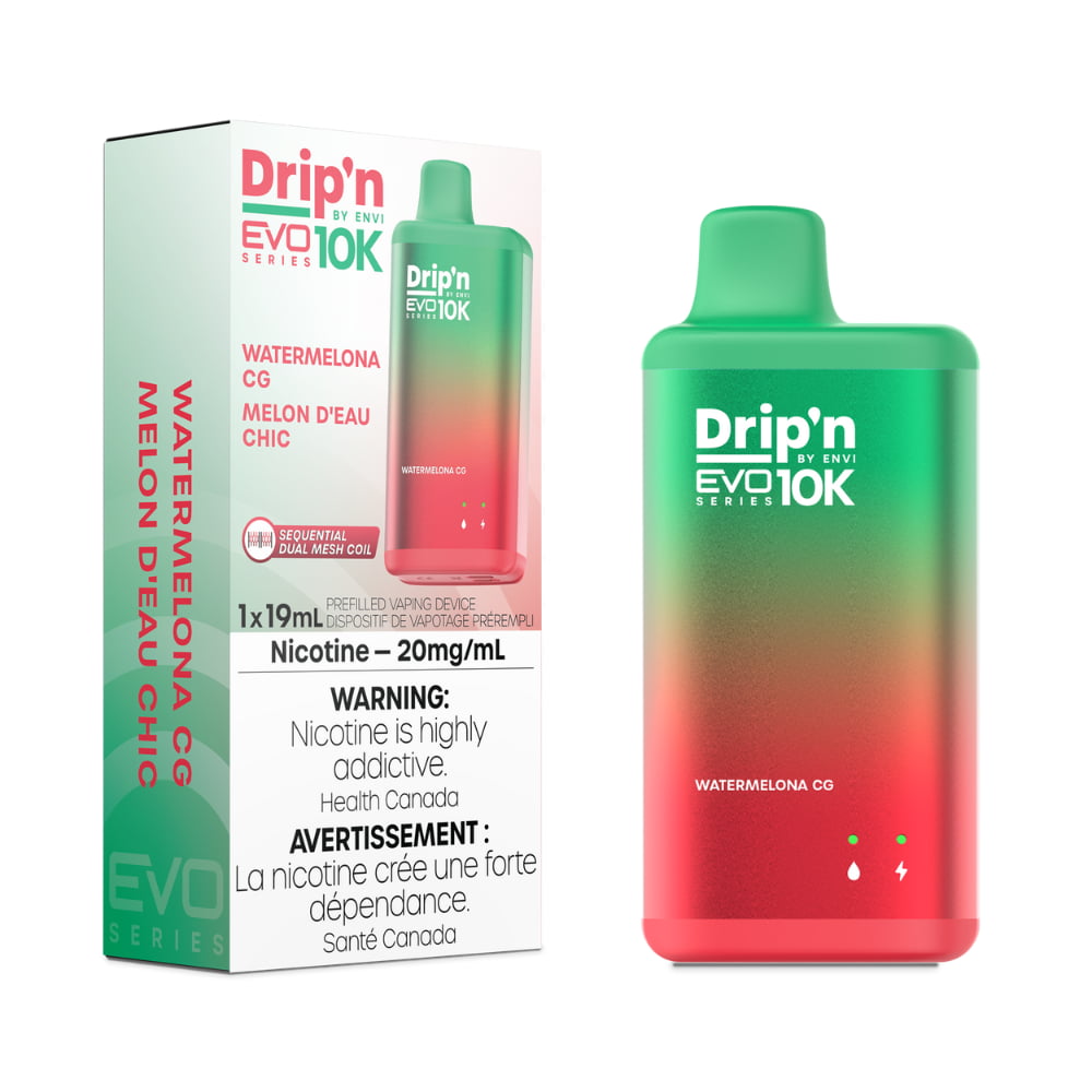 Drip'n By Envi EVO 10K 19mL WATERMELONA CG 10K Puffs 20mg