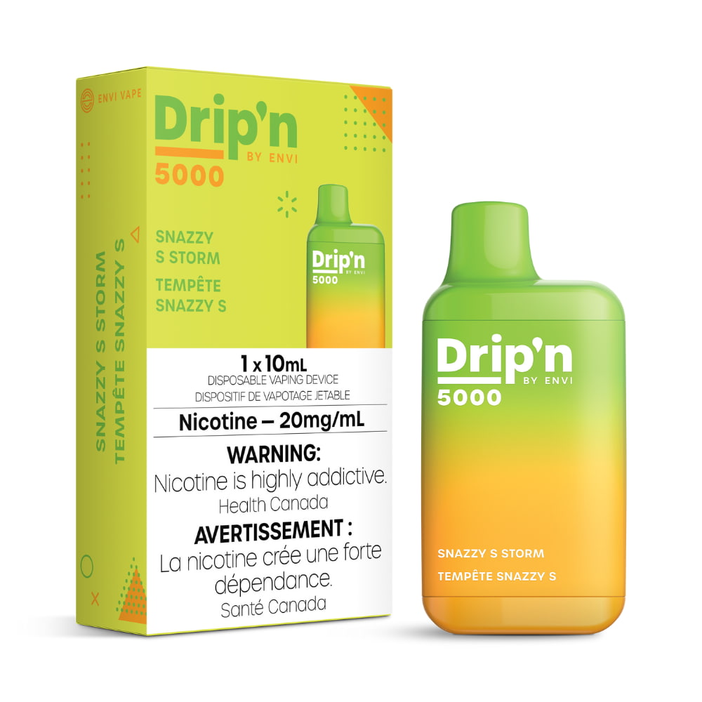 Drip'n By Envi Snazzy S Storm 10mL 5000 Puffs 20mg