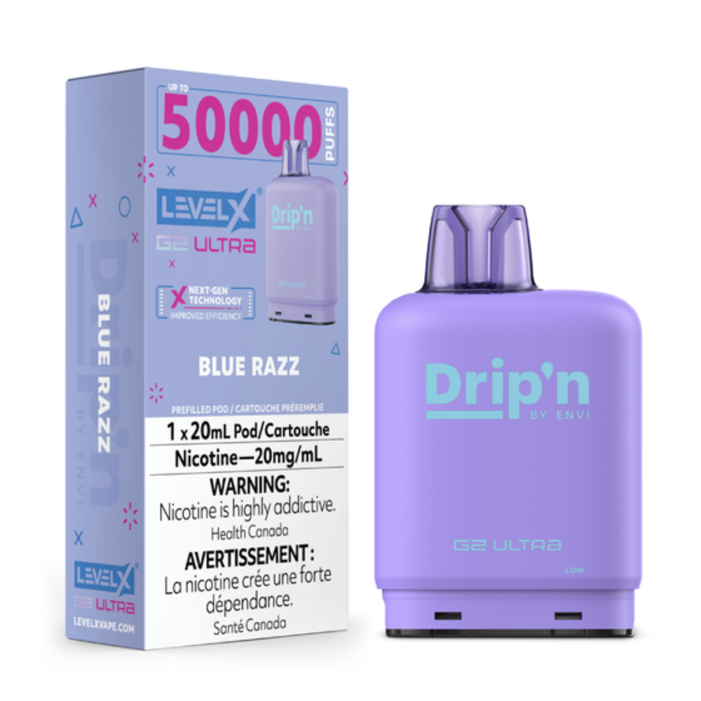 Drip'n X Level X G2 Ultra Replacement Vape Pod - 50kPuffs - 20mL