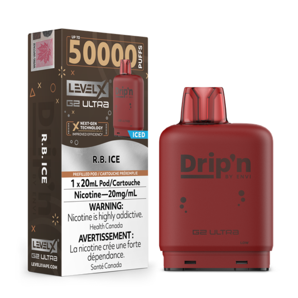 Drip'n X Level X G2 Ultra Replacement Vape Pod - 50kPuffs - 20mL