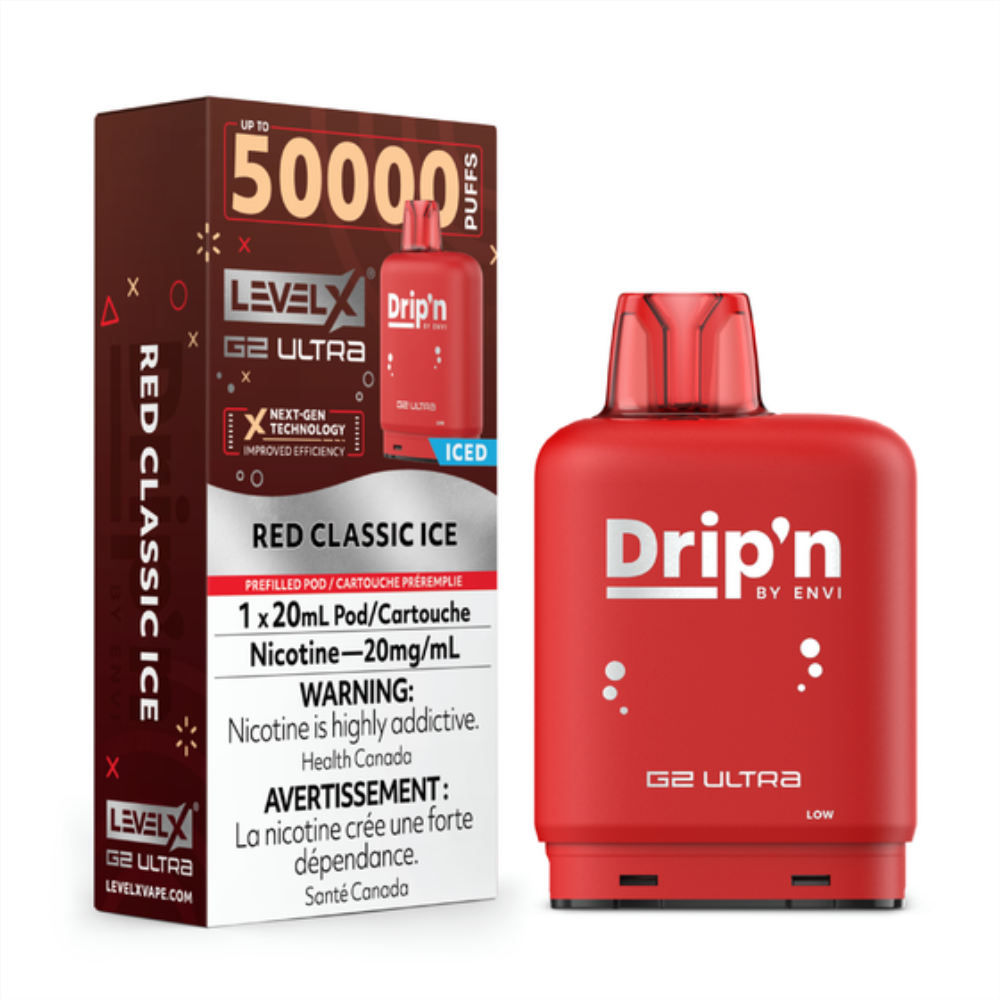 Drip'n X Level X G2 Ultra Replacement Vape Pod - 50kPuffs - 20mL