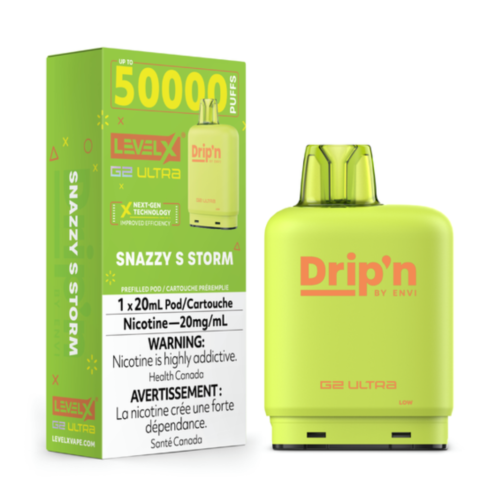 Drip'n X Level X G2 Ultra Replacement Vape Pod - 50kPuffs - 20mL