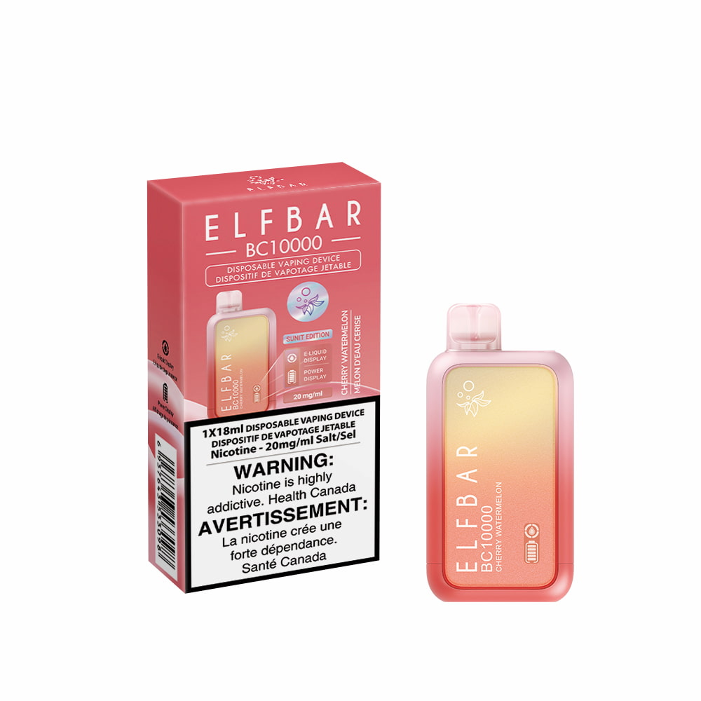 Elf Bar BC10000 Cherry Watermelon 18mL 10000 Puffs 20mg