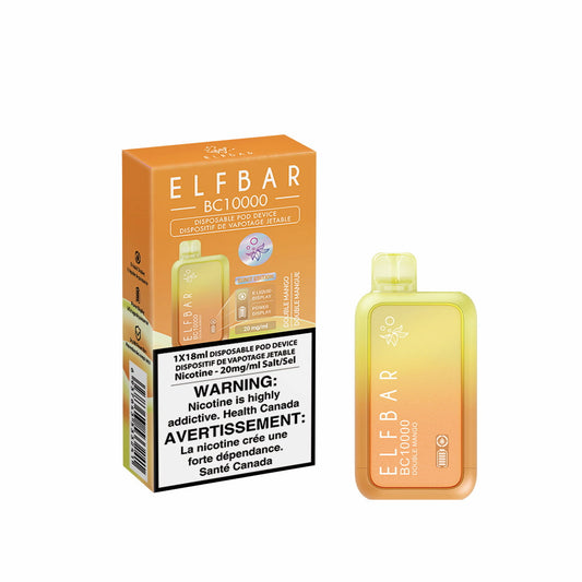 Elf Bar BC10000 Double Mango 18mL 10000 Puffs 20mg