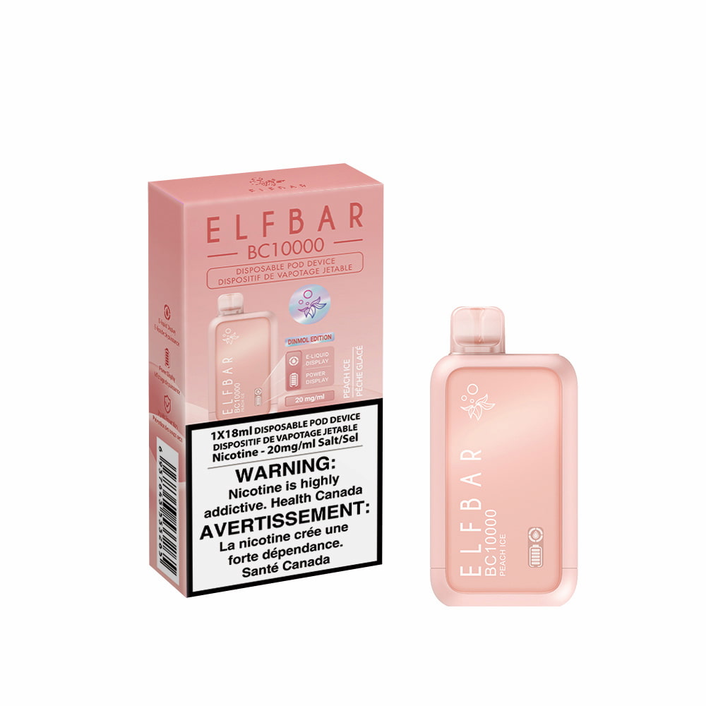 Elf Bar BC10000 Peach Ice 18mL 10000 Puffs 20mg