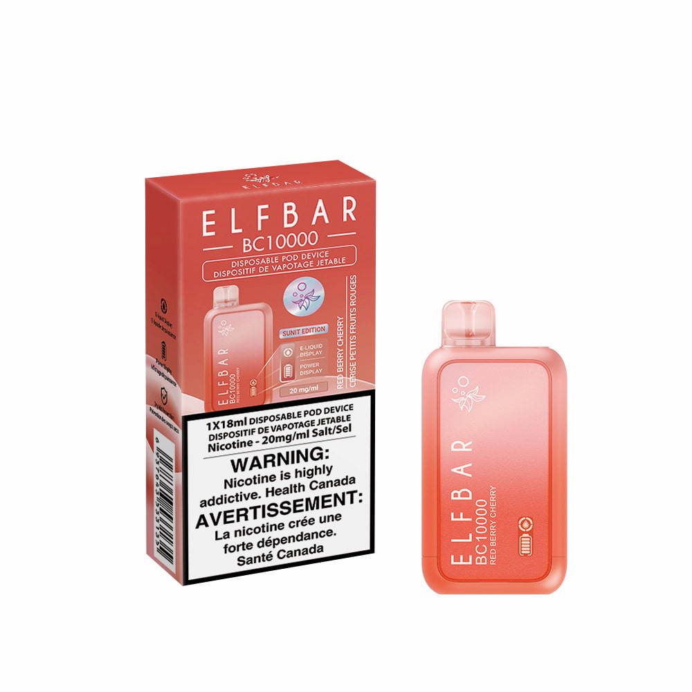 Elf Bar BC10000 Red Berry Cherry 18mL 10000 Puffs 20mg