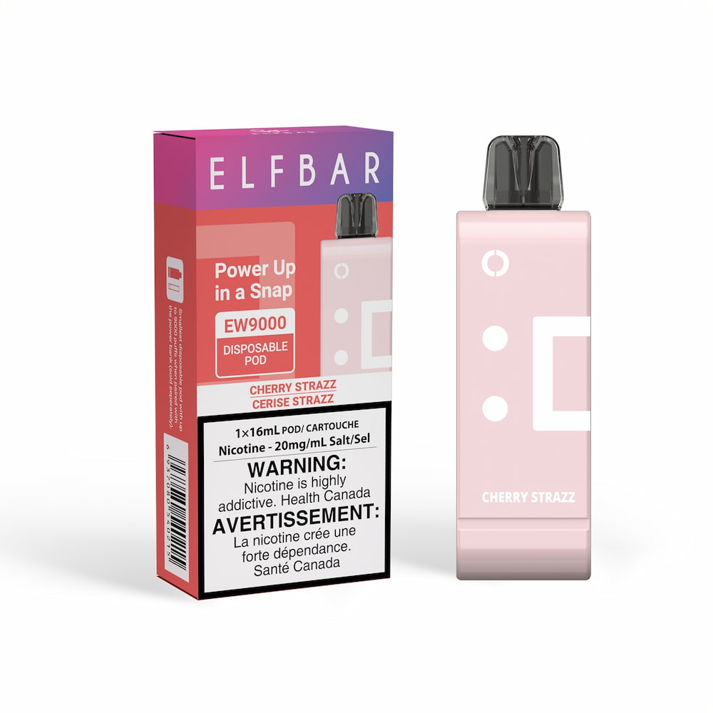 Elf Bar EW9000 Disposable Pod Cherry Strazz 16mL 20mg