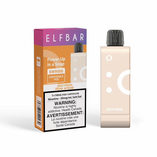 Elf Bar EW9000 Disposable Pod Juicy Peach 16mL 20mg