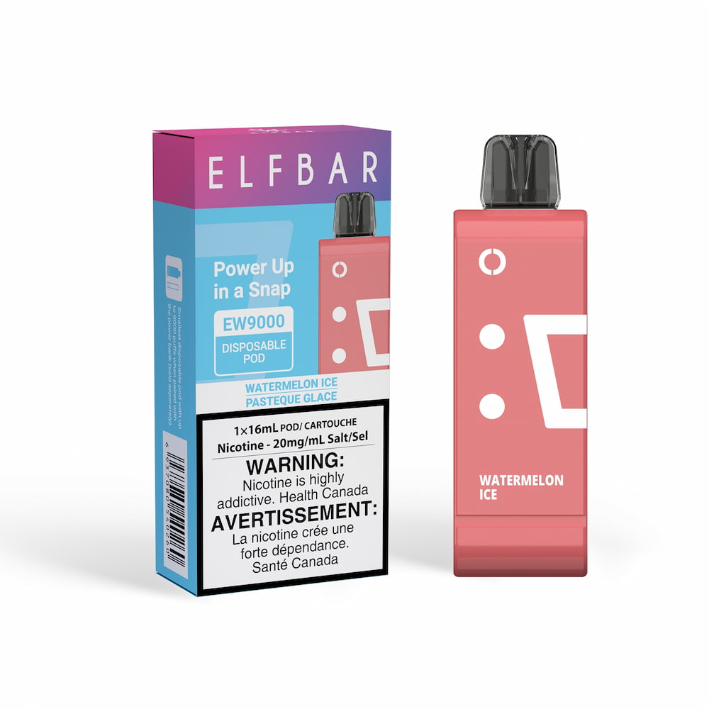 Elf Bar EW9000 Disposable Pod Watermelon Ice 16mL 20mg