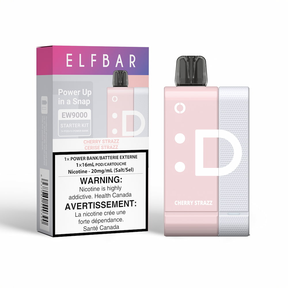 Elf Bar EW9000 Disposable Starter Kit Cherry Strazz 16mL 20mg