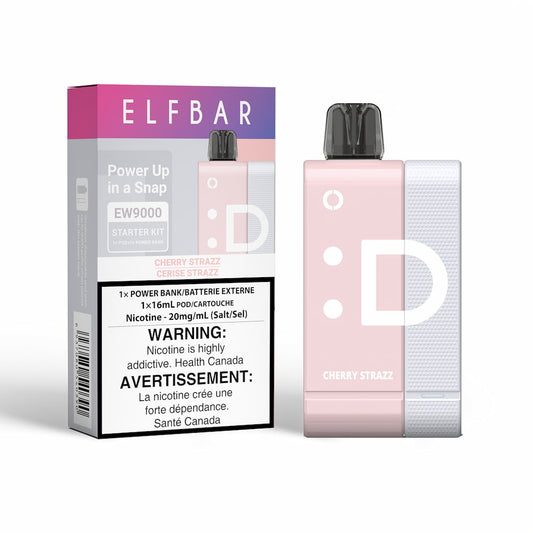 Elf Bar EW9000 Disposable Starter Kit Cherry Strazz 16mL 20mg