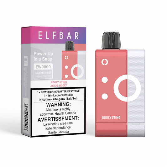 Elf Bar EW9000 Disposable Starter Kit Jiggly Sting 16mL 20mg