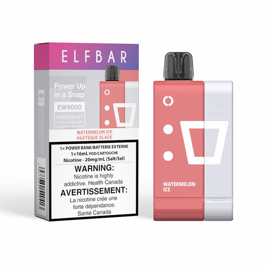 Elf Bar EW9000 Disposable Starter Kit Watermelon Ice 16mL 20mg