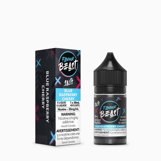 Flavour Beast Salts Vape Juice 30mL 20mg -Blue Raspberry Cherry