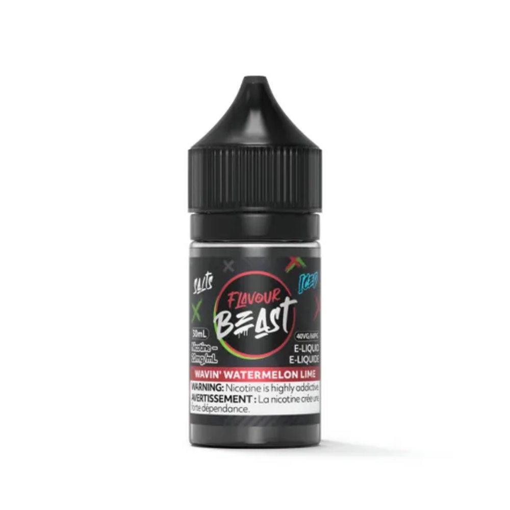 Flavour Beast E-Liquid - Wavin' Watermelon Lime Iced 30ml 20mg